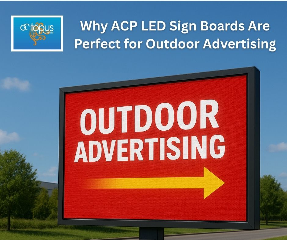 Why ACP LED Sign Boards Are Perfect for Outdoor Advertising