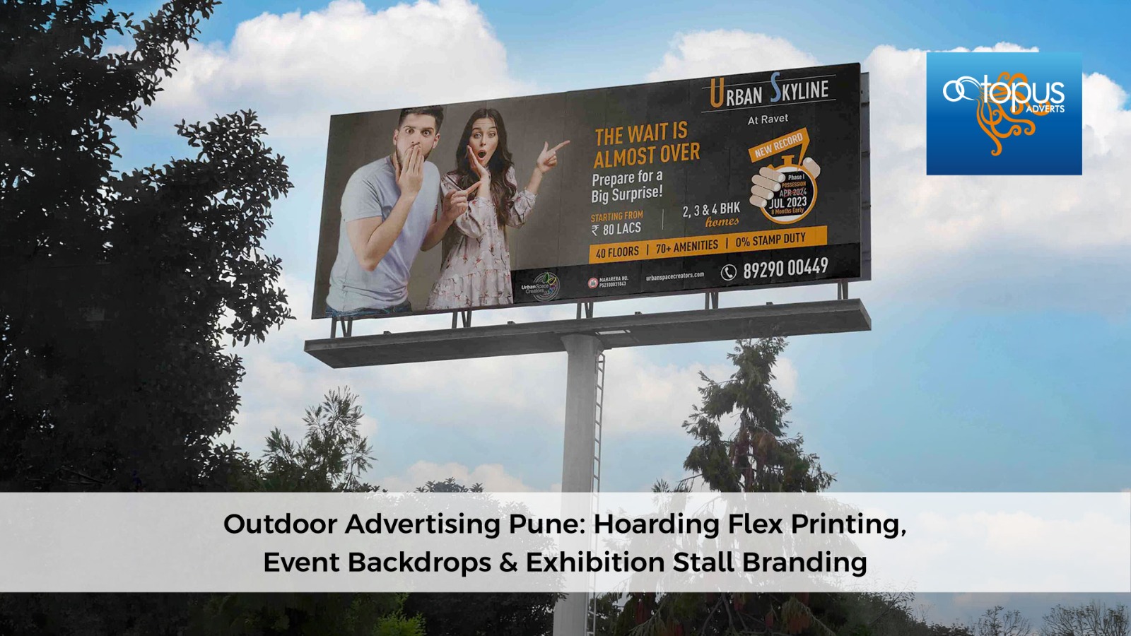 Outdoor Advertising Pune: Hoarding Flex Printing, Event Backdrops & Exhibition Stall Branding