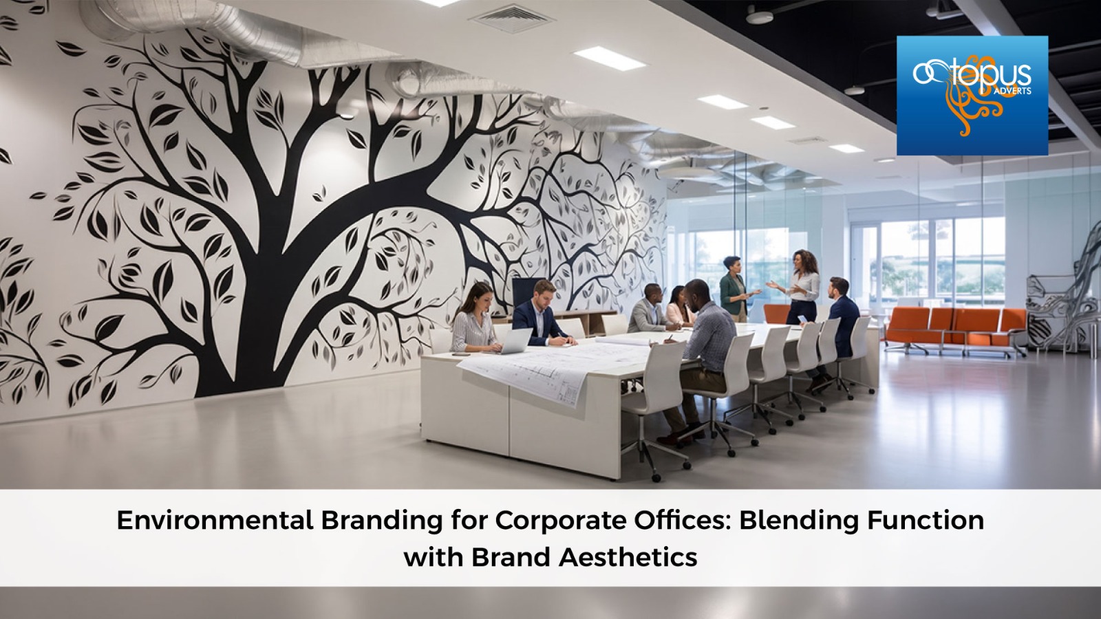 Environmental Branding for Corporate Offices: Blending Function with Brand Aesthetics