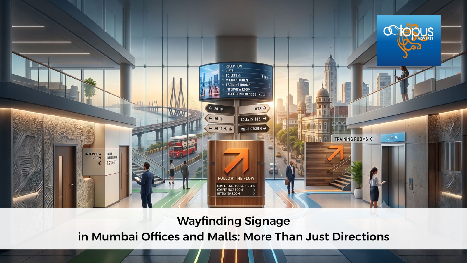 Wayfinding Signage Mumbai | Office Branding & Sign Printing